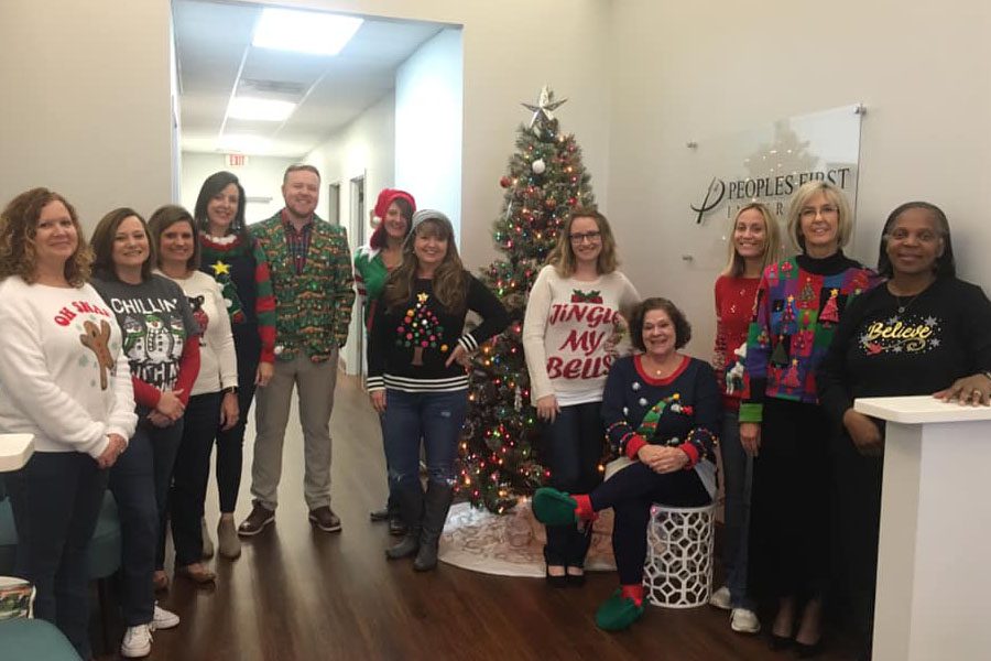 Peoples First Insurance - Christmas Sweaters